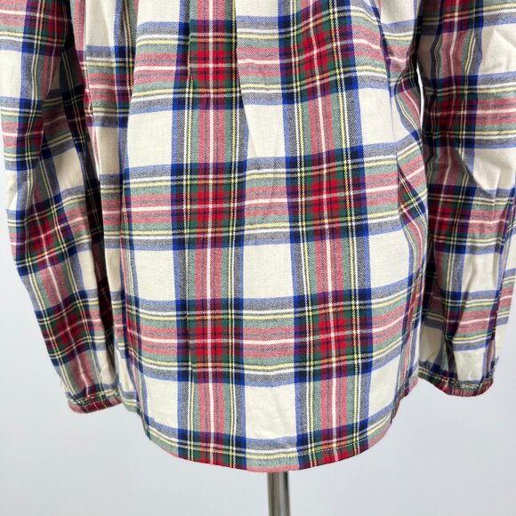 NWOT Boden Layla Brushed Cotton Top Plaid Shirt Blouse Size 8 - Picture 9 of 16